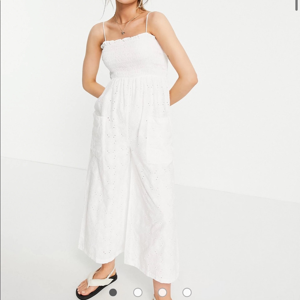 ASOS shirred cami jumpsuit